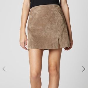 Blank NYC Leather Skirt